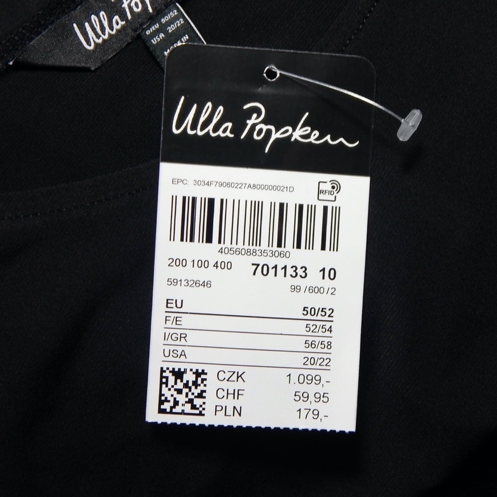 Ulla Popken Womens Plus Size 20/22 Curvy Matte Jersey Round Neck Knit Tank Top - Picture 5 of 8